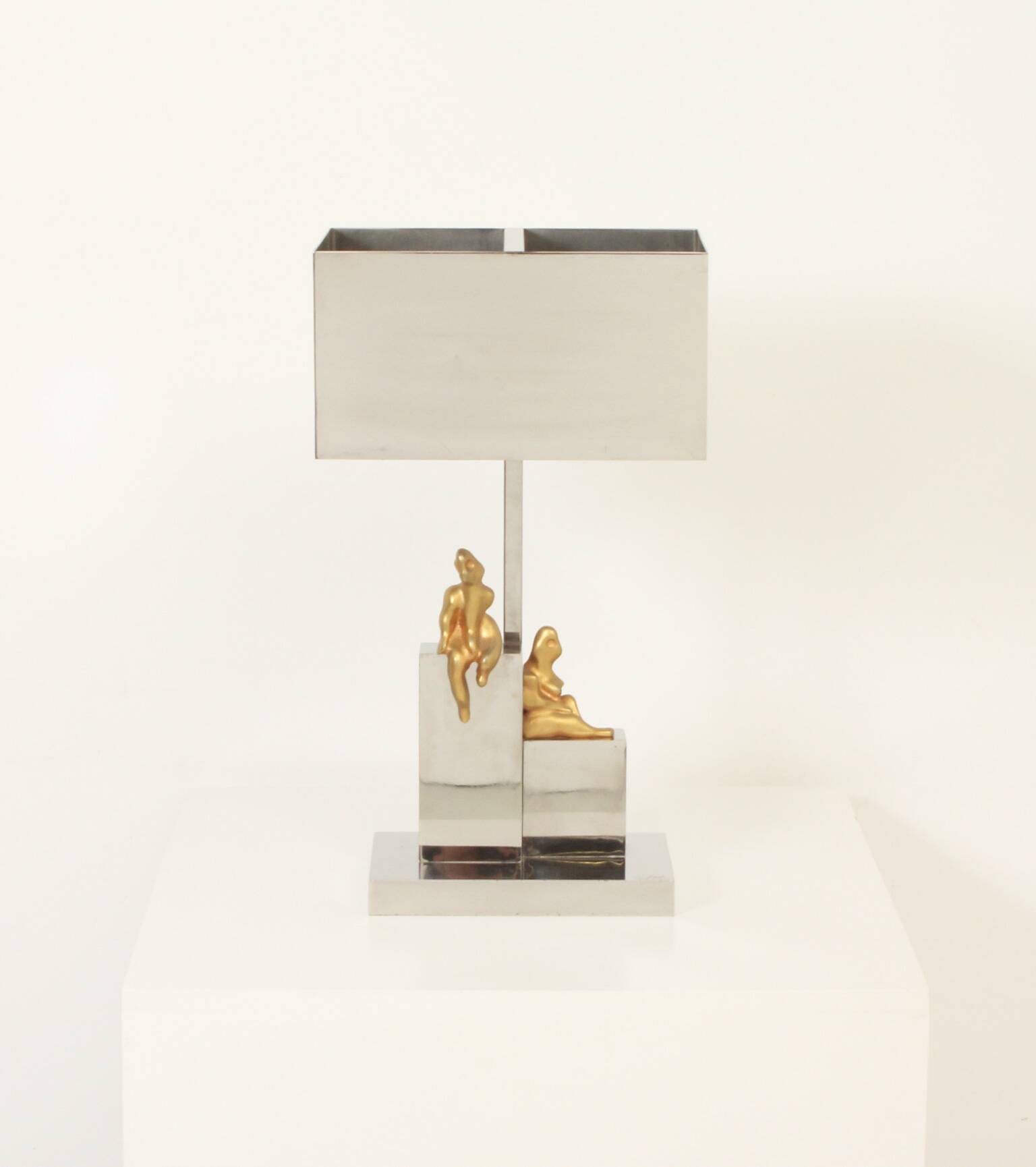 Large table lamp by the Spanish sculptor Aurelio Teno, 1970s.