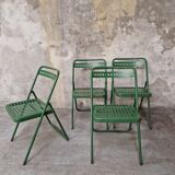 4 folding chairs Plichaise Souvignet