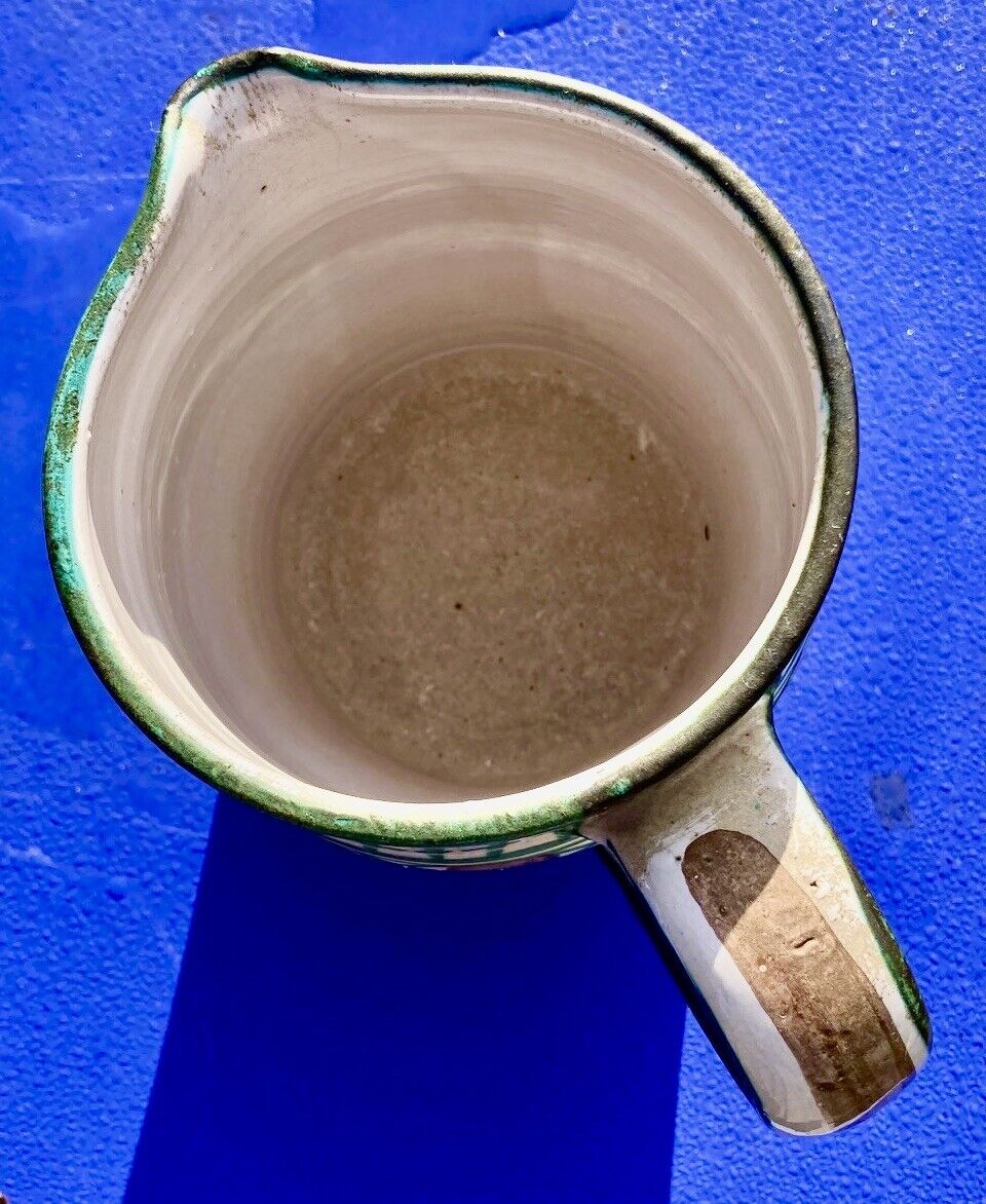 Ceramic pitcher Vallauris Signed RP Robert Picault H +-16 cm