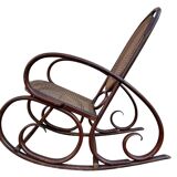 Set of 2 Thonet 19's Style Rocking Chairs