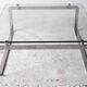 Coffe Table designed by Vittorio Introini, Steel and Glass, Italy, 1970s