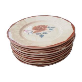 11 old flat plates