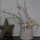 Small pitcher in half-porcelain "floral motif"