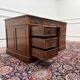 Classic English Desk with Green Inlay