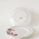 Set of 4 St Amand dessert plates, Printemps model, 1950.
