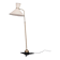 Robert Mathieu French Brass Adjustable Mid-Century Floor Lamp