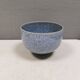 Birthe Sahl / Halvrimmen bowl in delicate bluish tones, Denmark, 1980s.