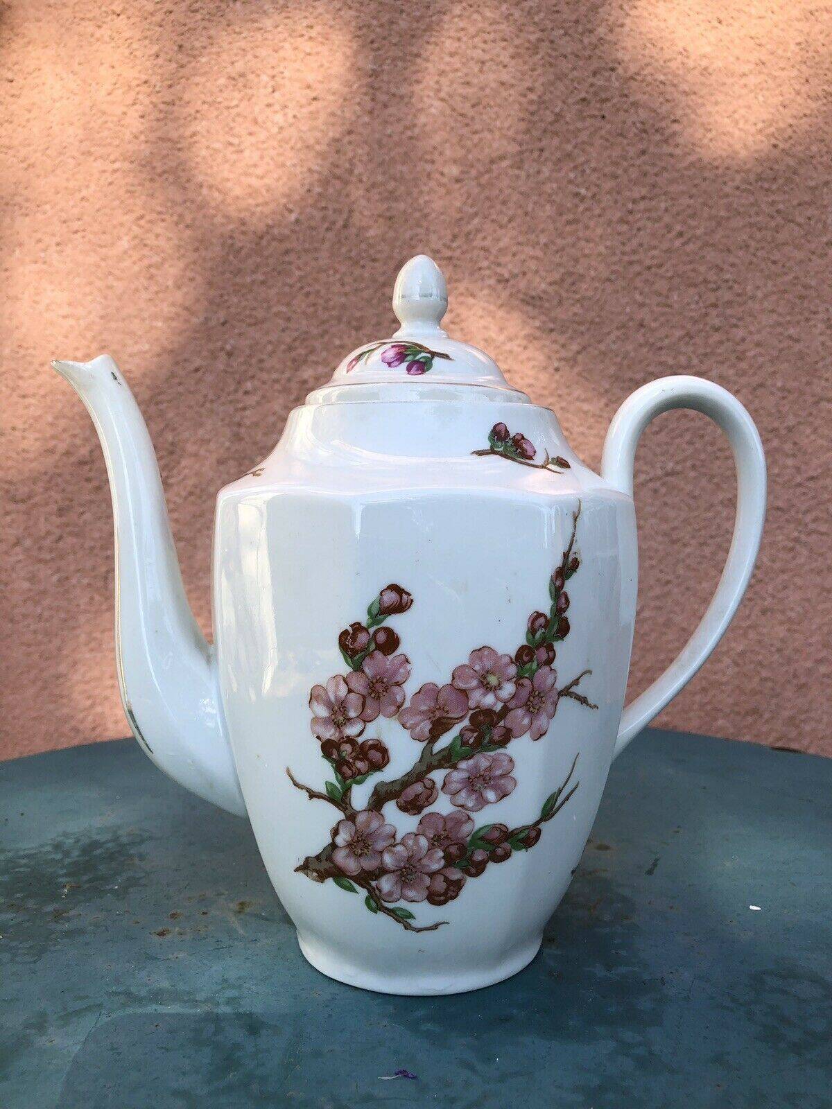 vintage porcelain coffee pot