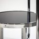 Small Bauhaus Black Chrome Table from Kovona, Czechia, 1970s