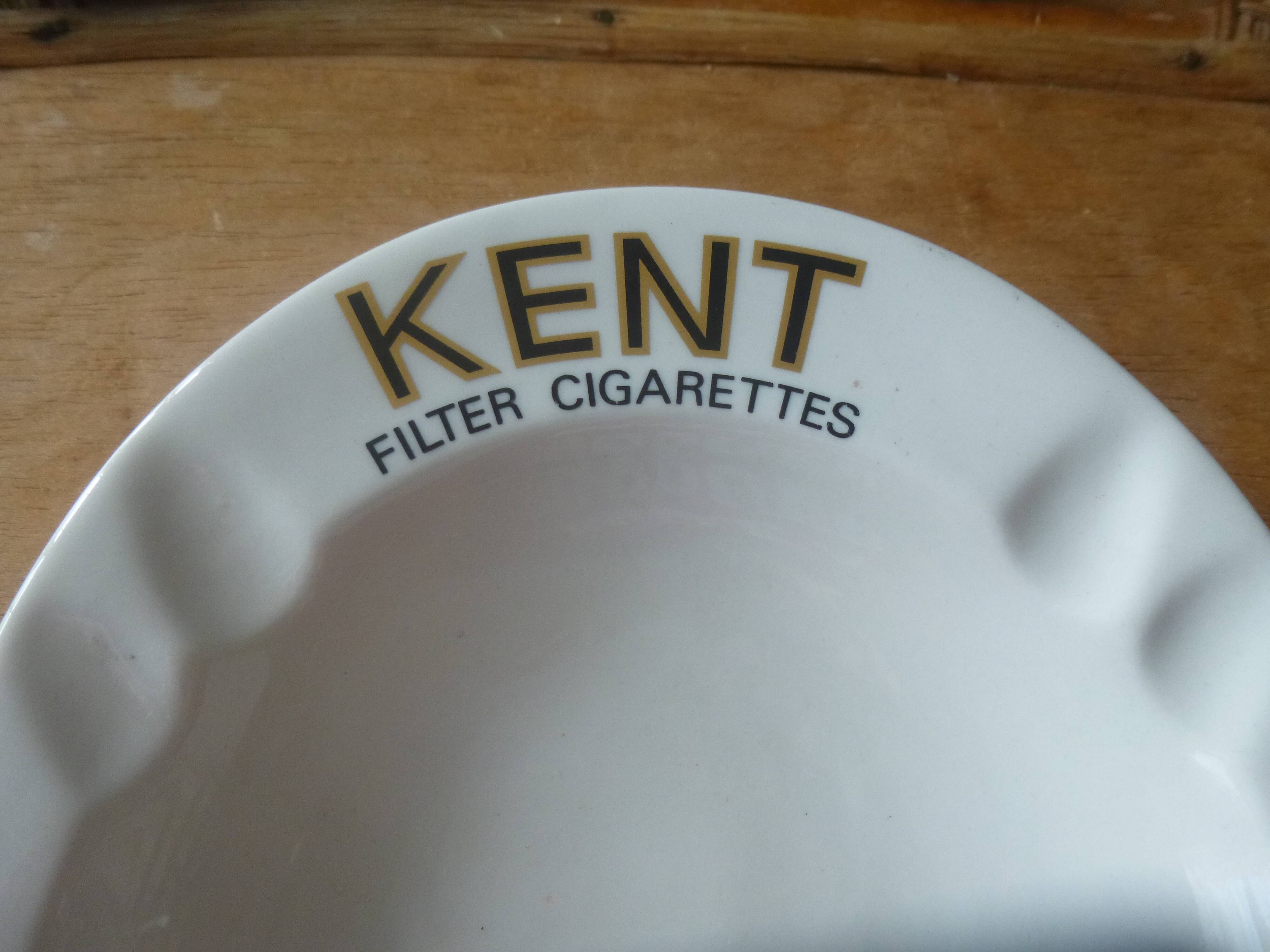 Cendrier publicitaire Kent par Villeroy & Boch