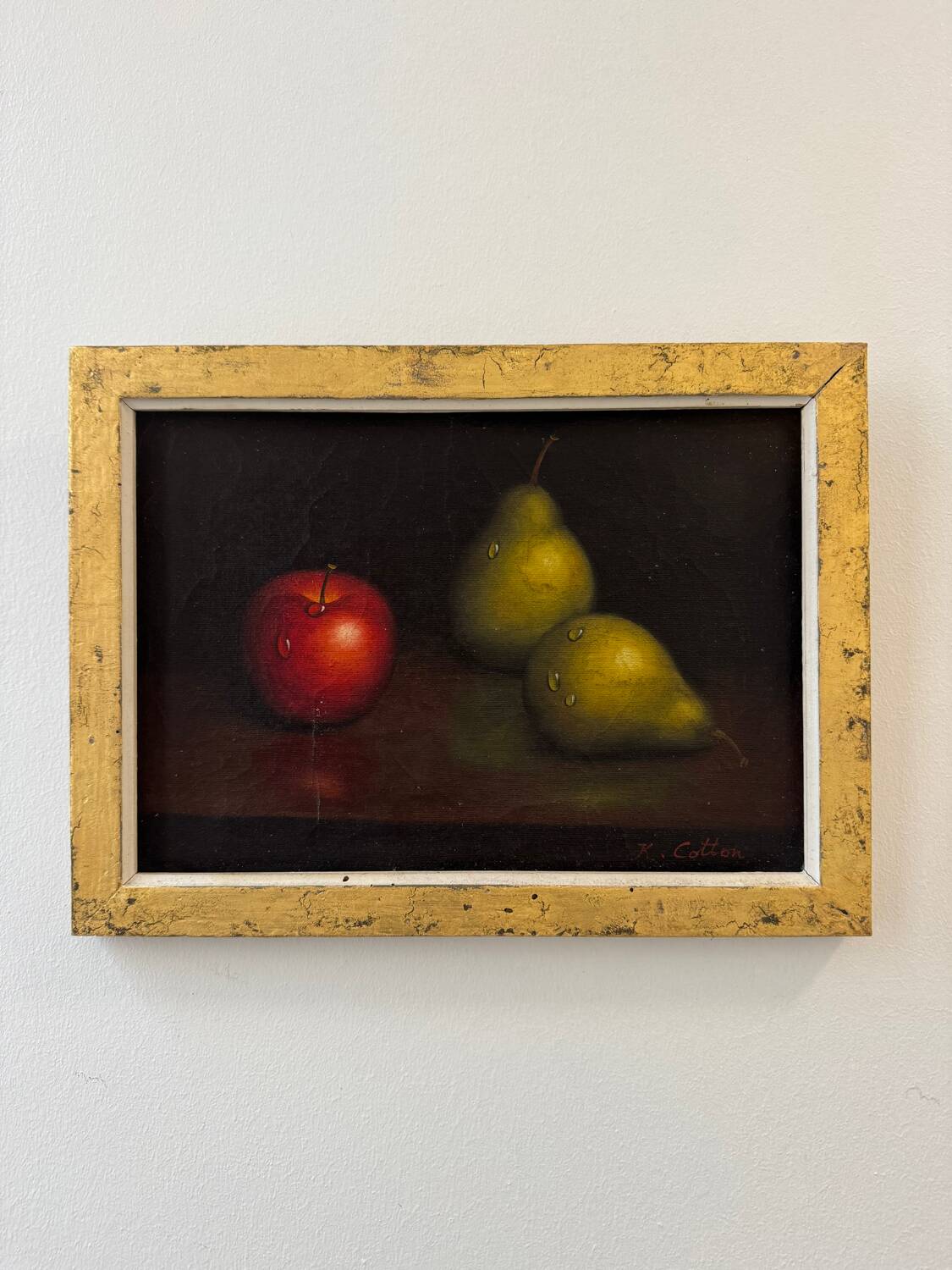 Still life painting K. Cotton