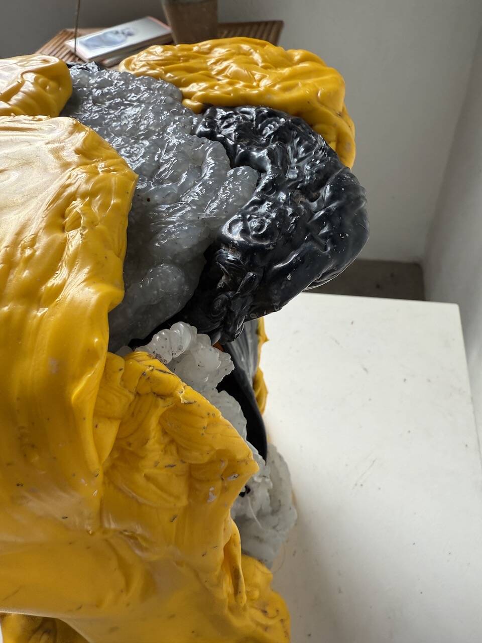 Resin fish sculpture