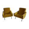 Pair of armchairs Joseph André Motte Steiner edition 1950