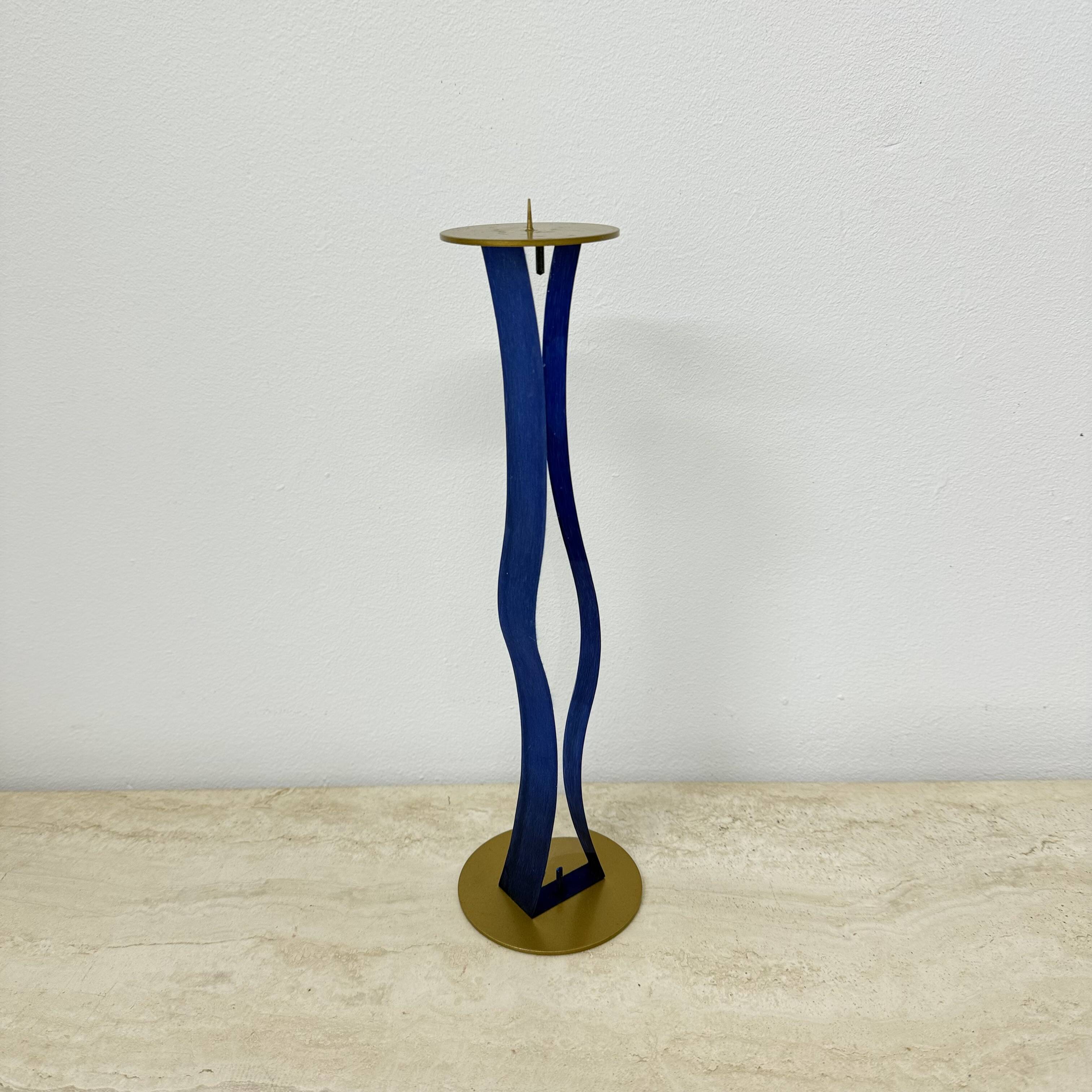 Lucite Cec Lepage style lucite candle stick , 1980s