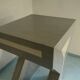 Pedestal / High side table in polished concrete – Unique artisan piece.
