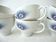 Set de 6 tasses plumes de paon
