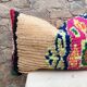 Vintage Berber kilim cushion cover: Moroccan wool cushion 60x40cm