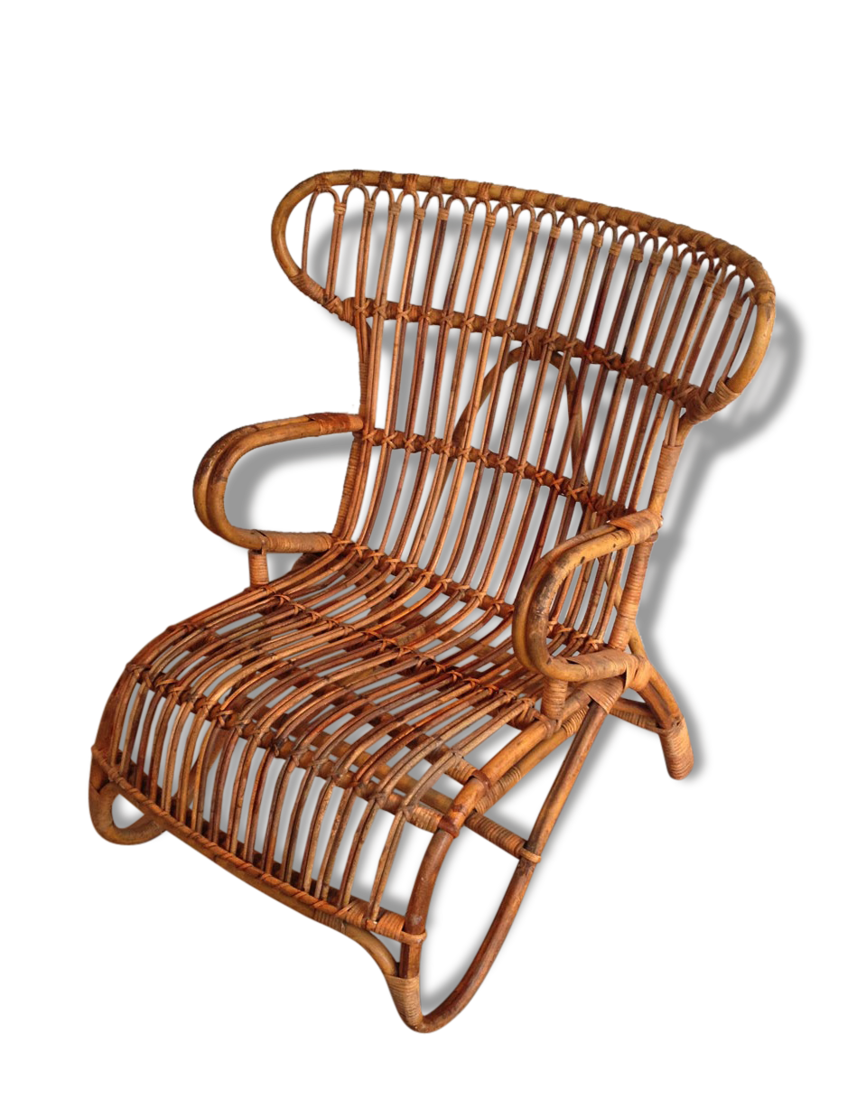 Fauteuil en Rotin