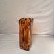 Vintage Italian Glass Vase Leopard Turtle Shell Mid Century