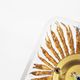 Large pair of gold plated muranoglass sconces by Peill & Putzler