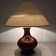 Charolles earthenware lamp foot