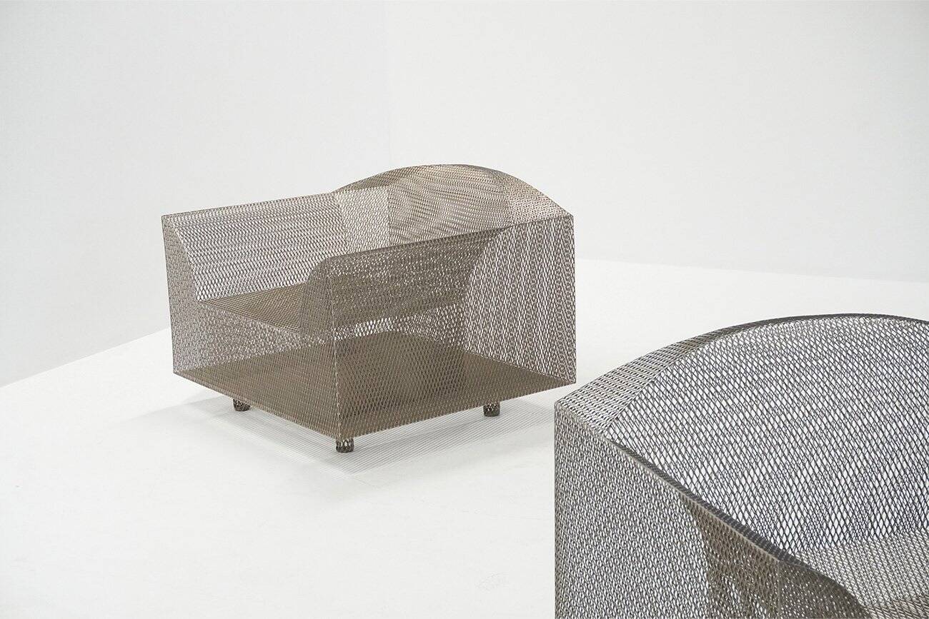 Chaises How High the Moon de Shiro Kuramata pour Vitra, Set de 2