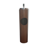 Vintage cylindrical standing ashtray
