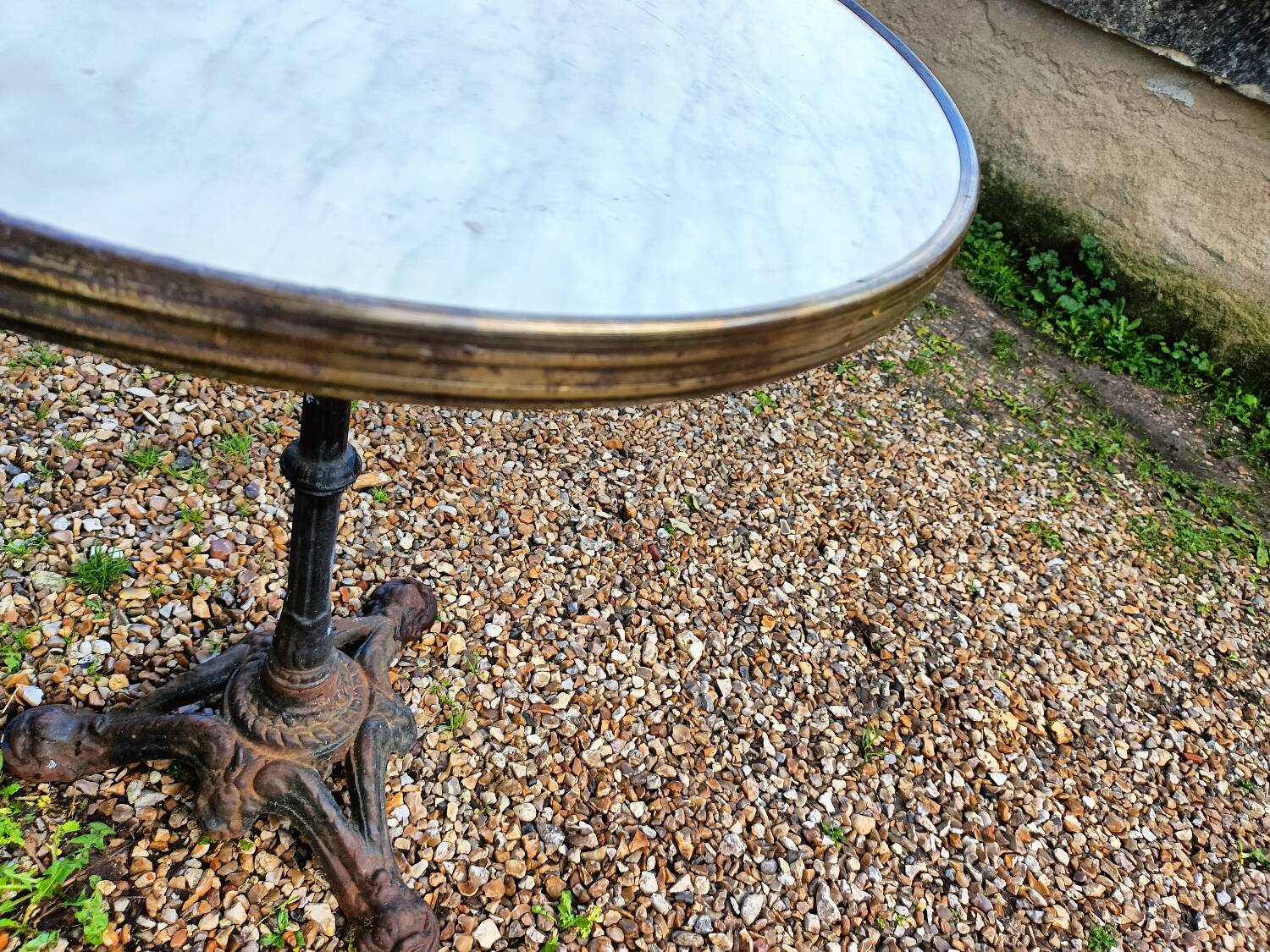 Table bistrot ronde ancienne