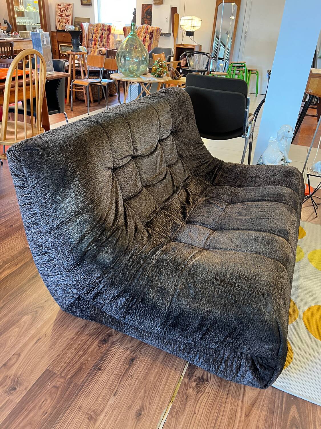 2-seater “Togo” style sofa/bench