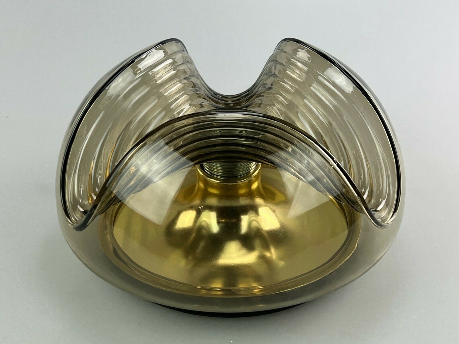60's 70's peill & putzler "wave" koch & lowy wall scone plafoniere design