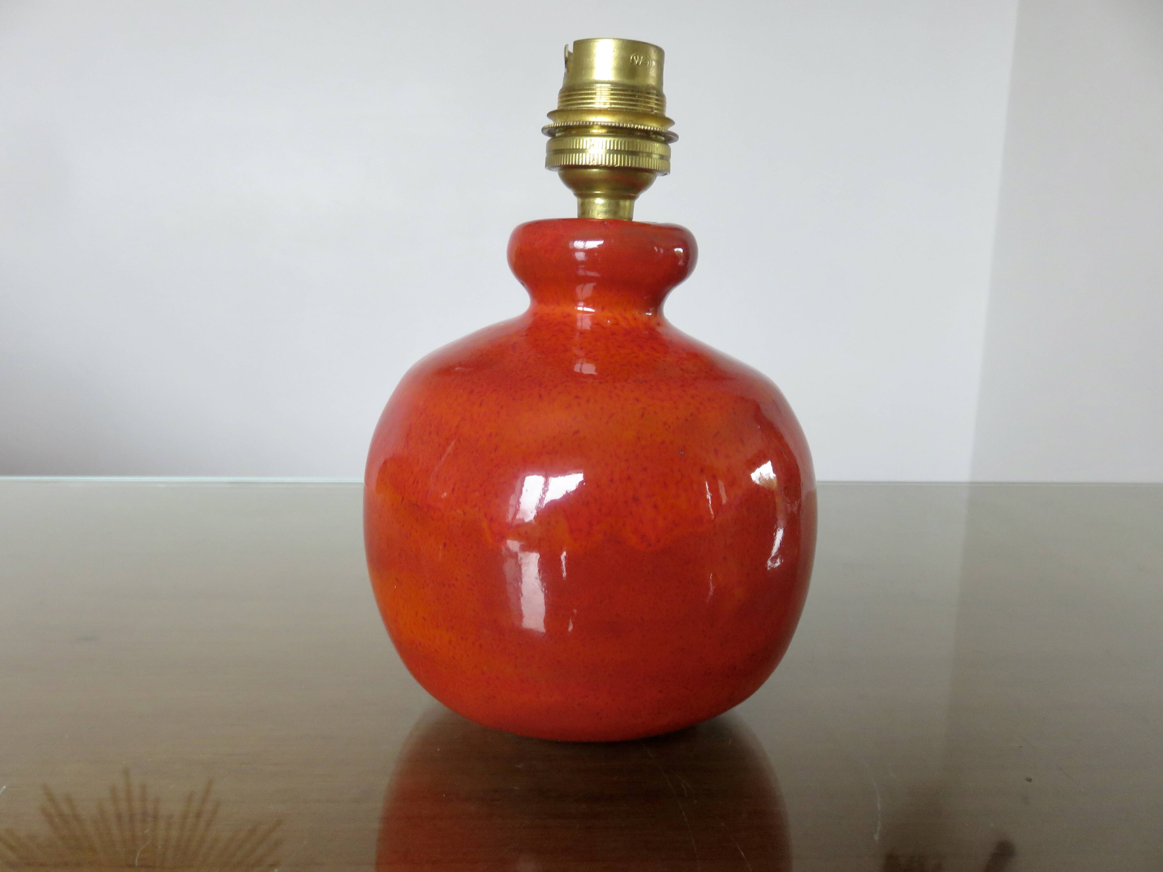 Lamp signed Robert & Jean Cloutier