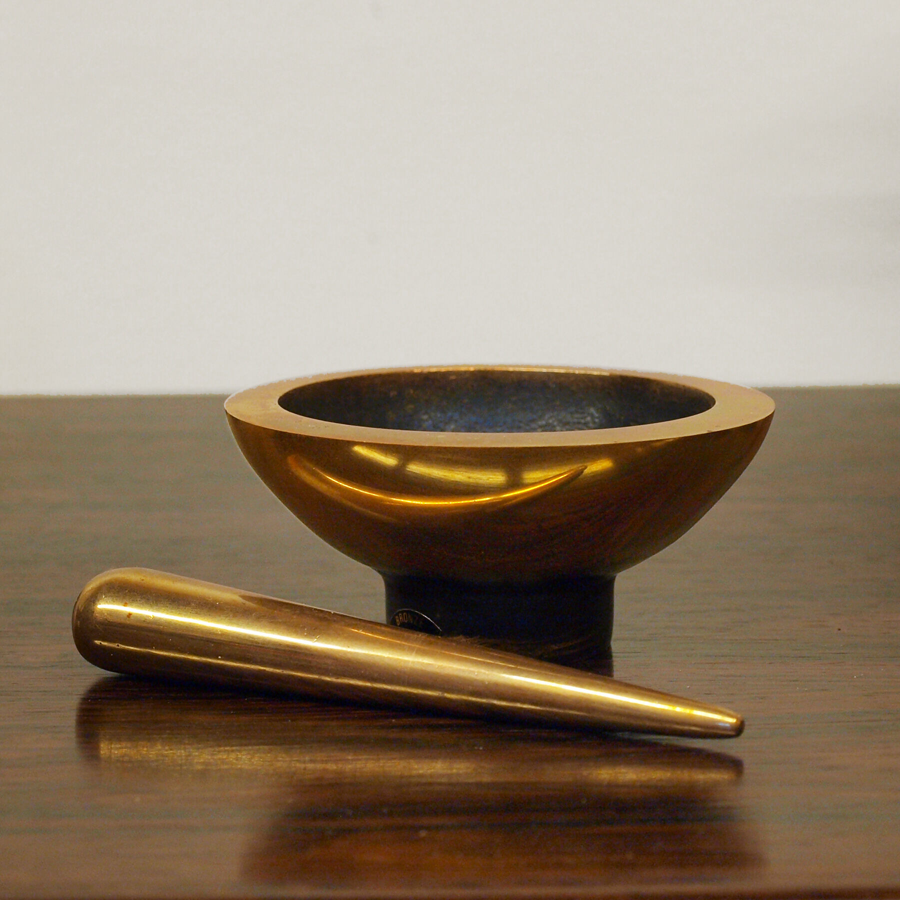 Jacques Lauterbach's bronze pestle ashtray, 1960s