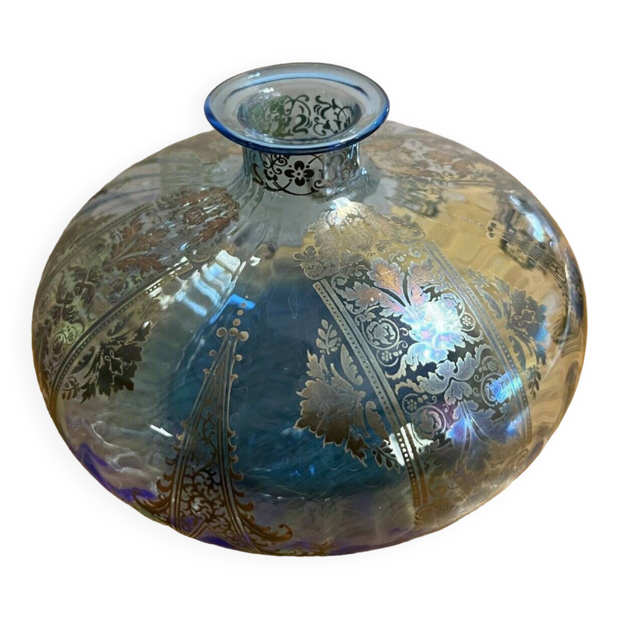 crystal vase with bronze decorations circa 1900
