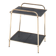 Vintage side table in gilded and painted iron. France, 1950s.