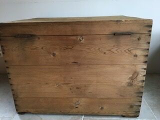 Old wooden trunk