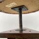German piano stool, height adjustable, design Reiner Modell, 1950