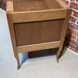 Louis XVI style chest of drawers with pink marble top