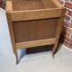 Louis XVI style chest of drawers with pink marble top