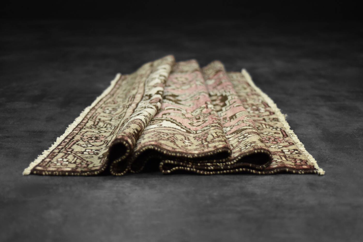 Vintage Hand-Woven Middle Eastern Oriental Hamadan Rug, 1960s