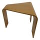 Table d’angle en bois courbé moderne du milieu du siècle années 1970