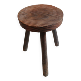 Wooden tripod stool