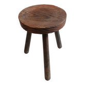 Wooden tripod stool