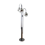 Lampadaire vintage 3 globes argentes
