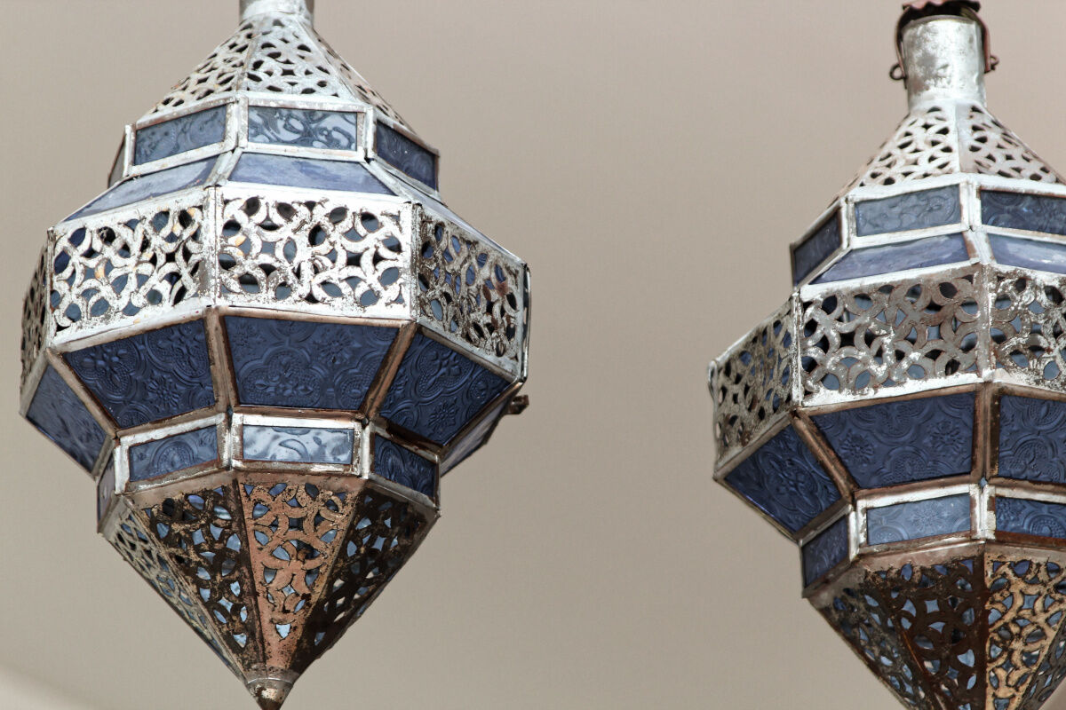 Pair of oriental lanterns