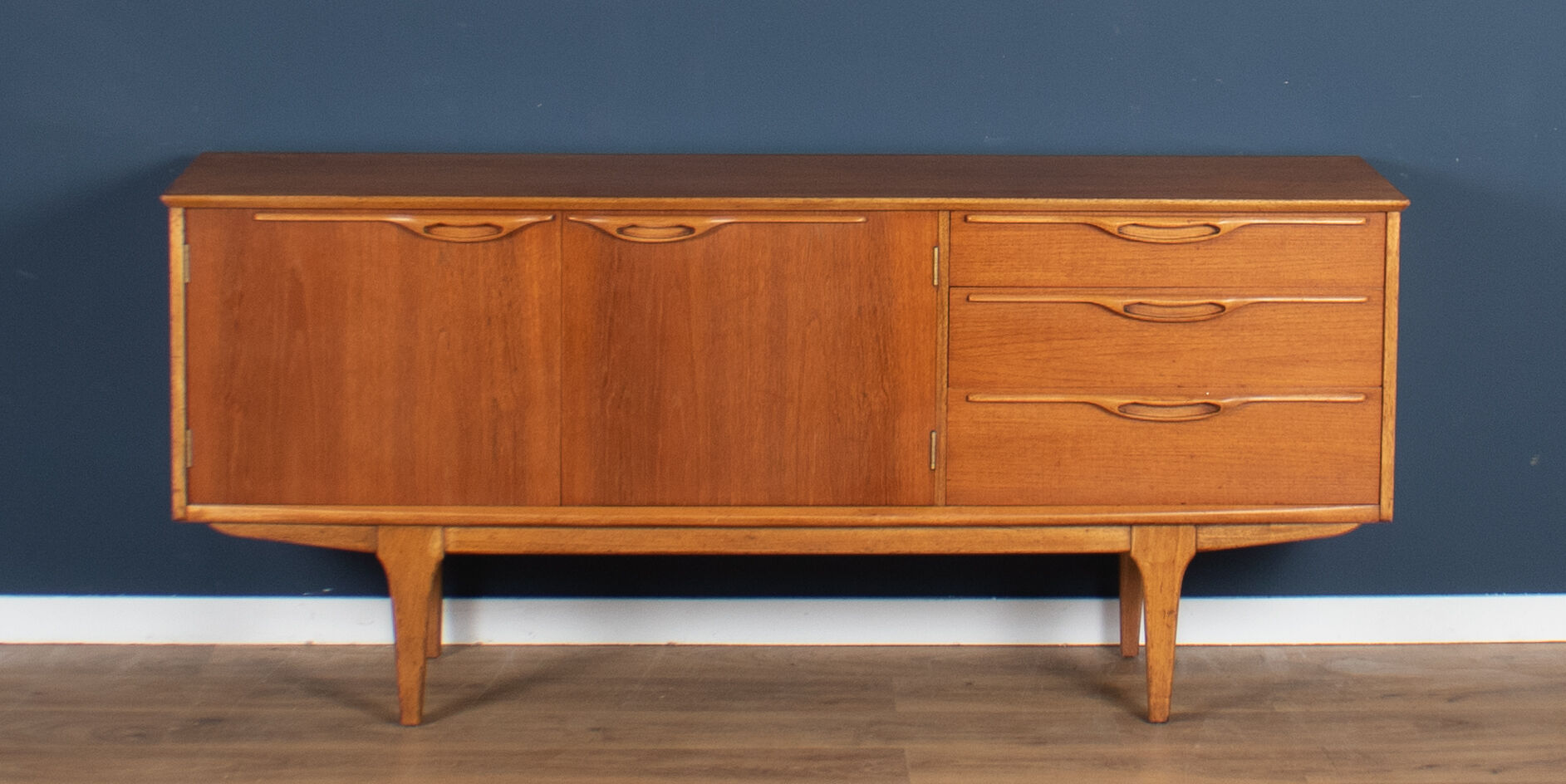 Retro teak 1960s short jentique classic mid century sideboard