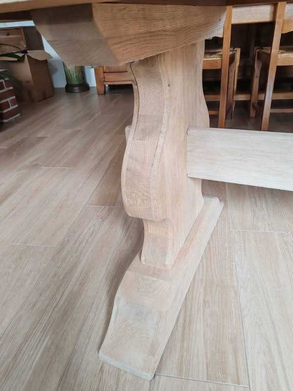 Monastery table in aeorogumed oak