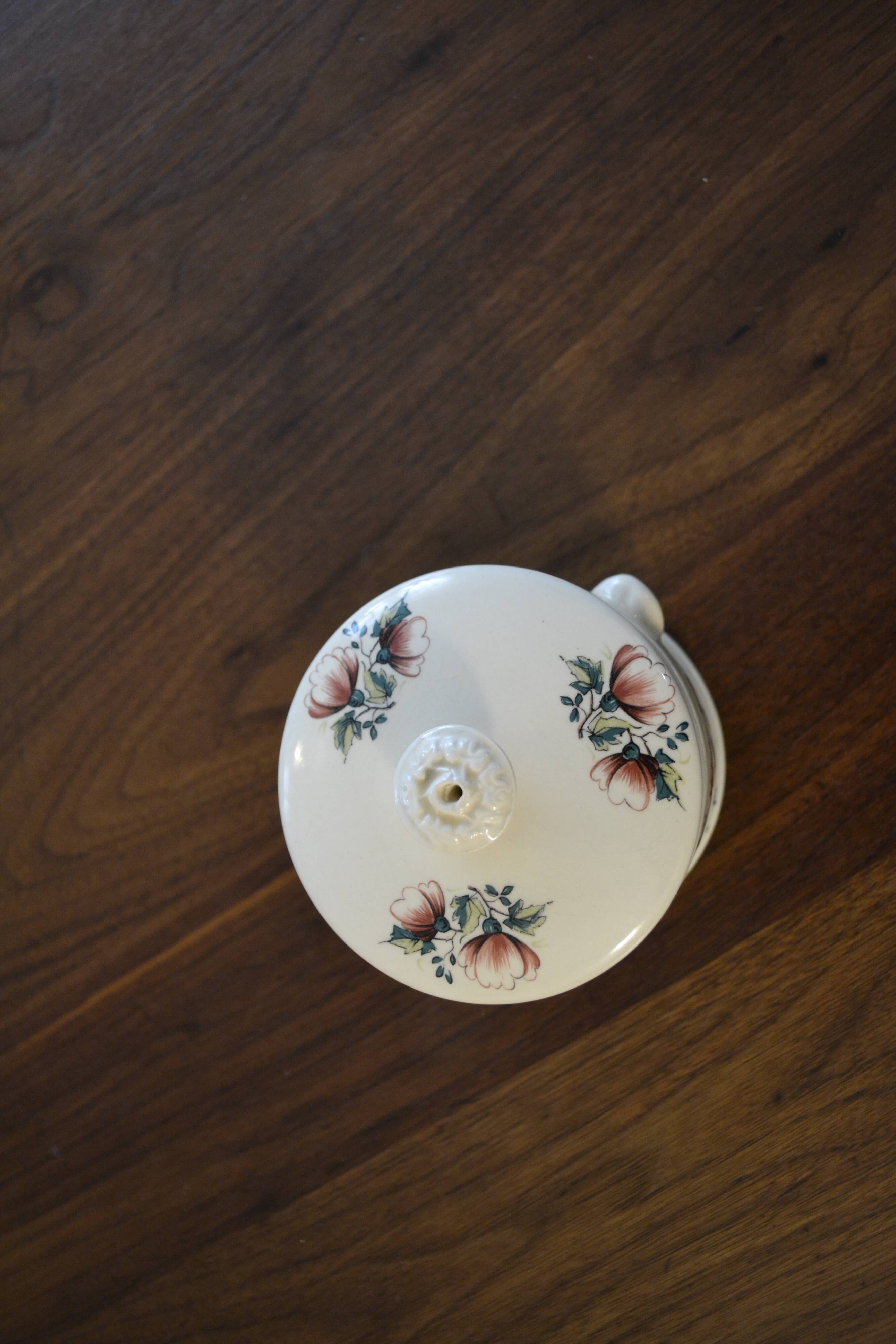 Blue bird pot Sarreguemines