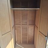 Parisian wardrobe in solid beech wood