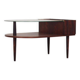 Table basse jardinière en palissandre, design danois, années 1960, designer : Johannes Andersen