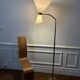 Adjustable Diabolo floor lamp in brass - 1950s